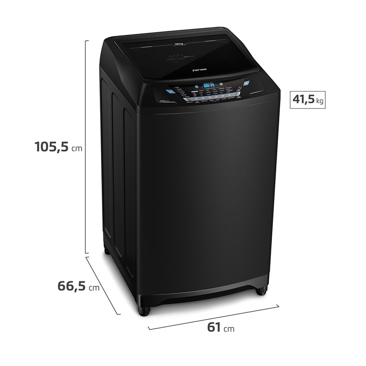 Lavadora Automática Fensa Premium Care Pro 18 18 kg.
