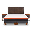 Cama Europea CIC Base Dividida 2 Plazas Bee Comfort + Respaldo + 2 Veladores