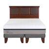 Cama Europea CIC Base Dividida 2 Plazas Balance + Respaldo New Torino Caramelo