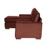 Sof&aacute; Seccional Izquierdo Latam Home Livorno 3 Cuerpos Chocolate