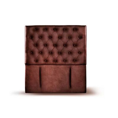 Respaldo Latam Home 1,5 Plazas Florencia Cuero Café Moro