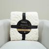 Frazada Doral 2 Plazas Chiporro Jacquard Liso Crudo