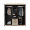 Closet Tuhome 150 VM 4 Puertas 2 Cajones Cartagena Wengue