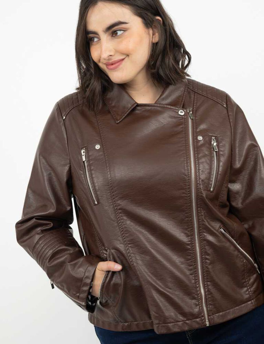 Chaqueta Ecocuero Mujer Extralindas