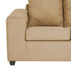 Juego de Living Innovamuebles Kahlo Sofá 2 Cuerpos + Dos Pouf 1 Cuerpo Oro