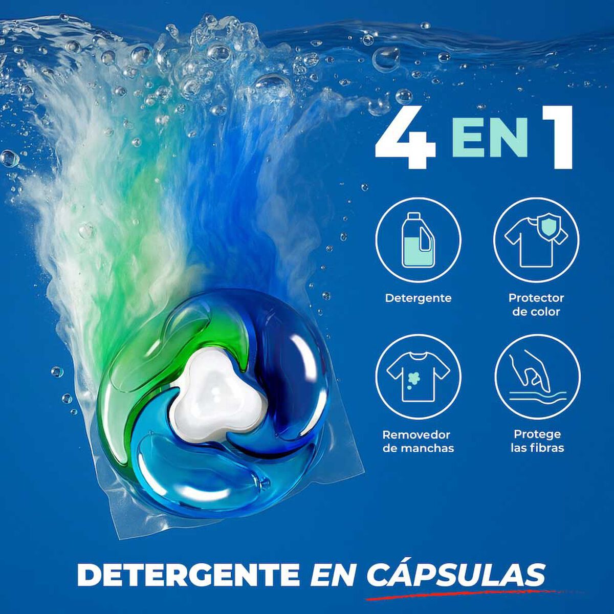 Detergente CleanX en 35 Capsulas
