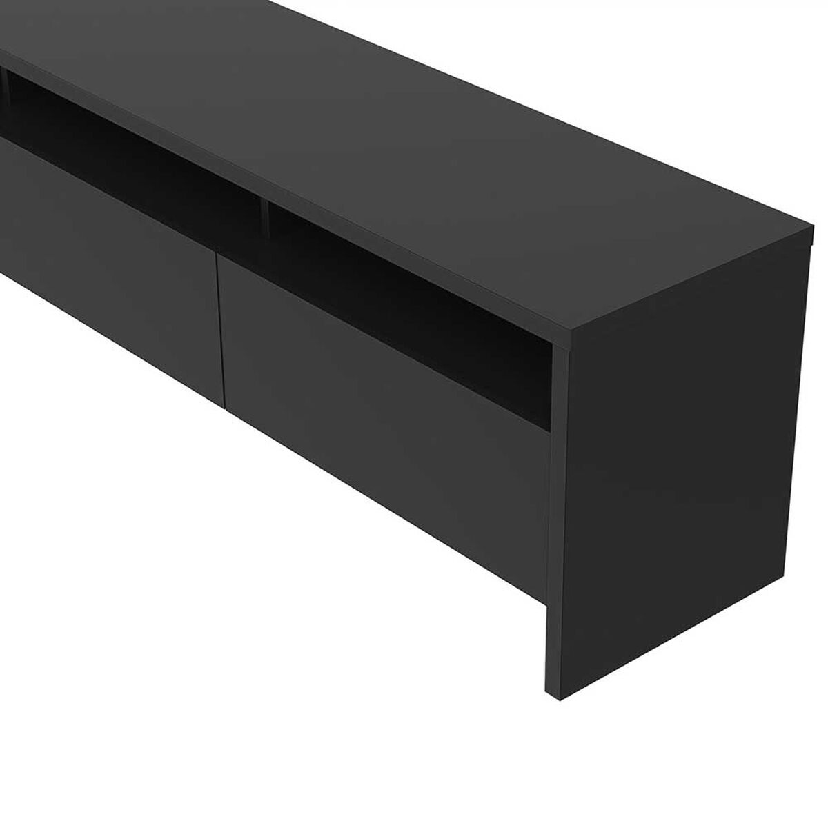 Rack TV Decocasa Aspen Hasta 75" Negro