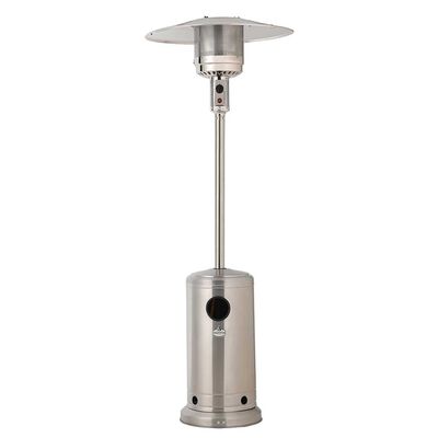 Estufa a Gas Exterior Terraza Klyma Setax Inox