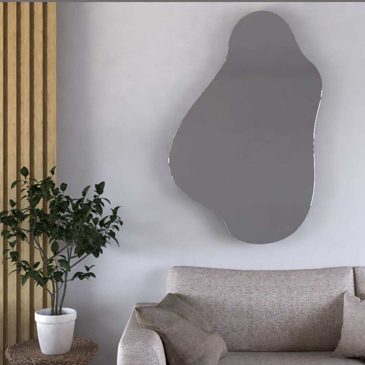 Espejo de Vidrio TuHome Fluye Maya 110 x 72 cm