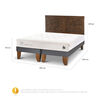 Cama Europea CIC Base Dividida King Cocopedic