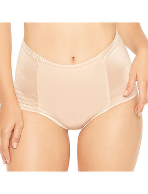 Imagen 1 del producto Calzón Cuadro Control Mujer Intime Beige, Negro