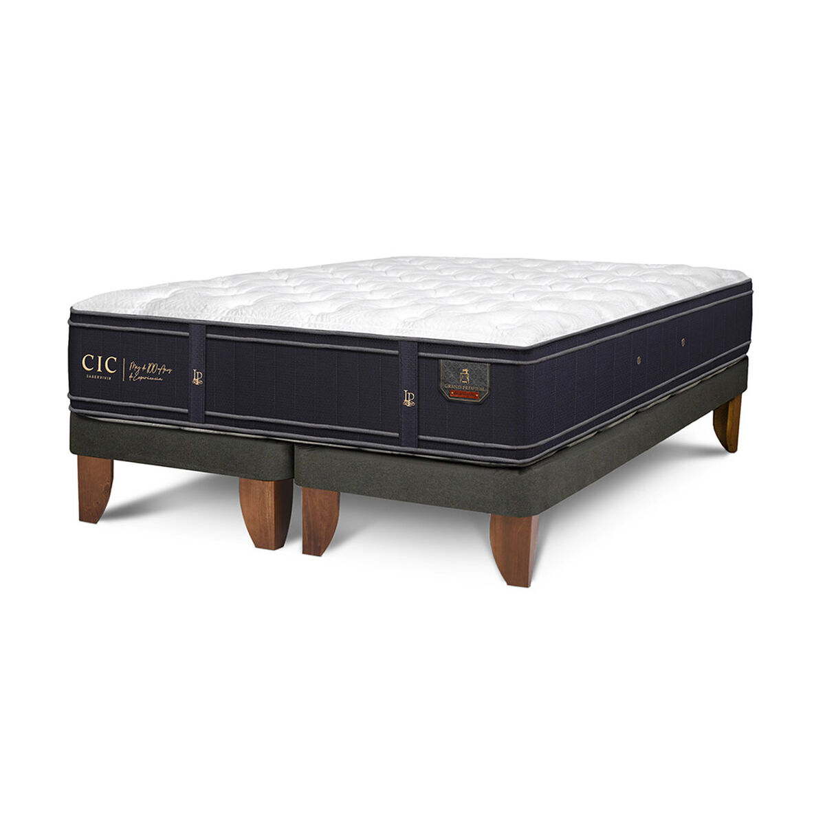 Cama Europea CIC Base Dividida King Grand Premium