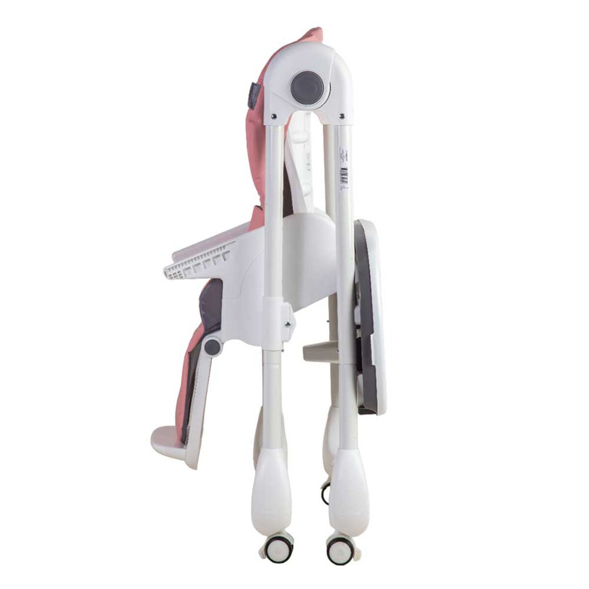 Silla de Comer Bebe EasyFeed Reclinable con Ruedas Rosado Bebesit