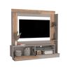 Centro de Entretenimiento TuHome Doha Hasta 70" Taupe Miel