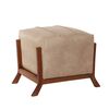 Pouf Latam Home Marsella Cuero Kentucky Beige