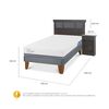 Cama Europea CIC 1,5 Plazas Excellence Plus + Respaldo + Velador Dublin