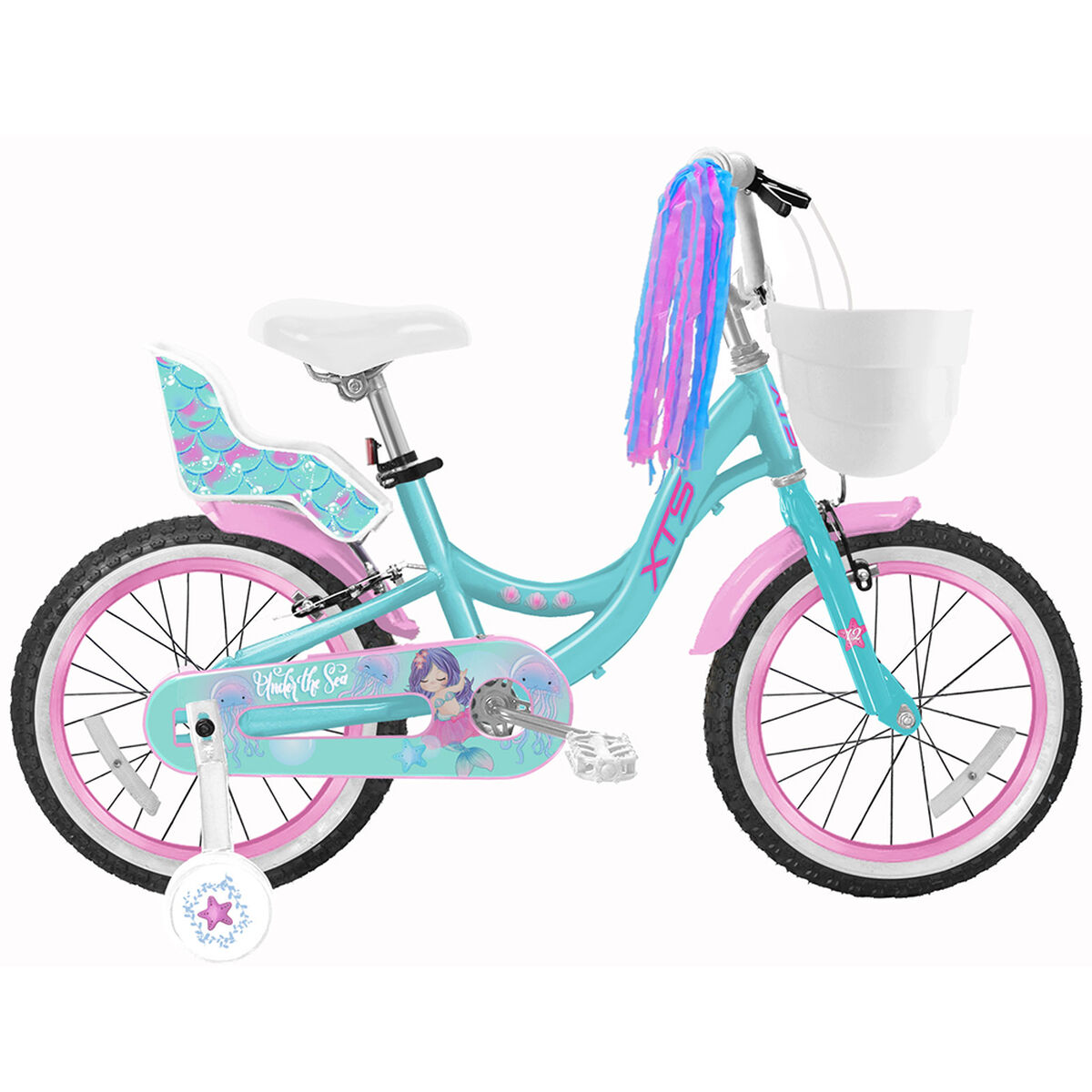 Bicicleta de Aprendizaje XTS Rise Girl Aro 12 Celeste