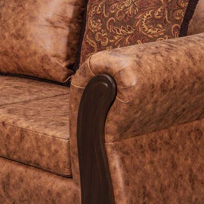 Imagen 2 del producto Sofá Black Factory Sofia 2 Cuerpos Terracota