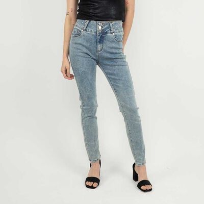 Jeans Push Up Mujer Soviet Celeste