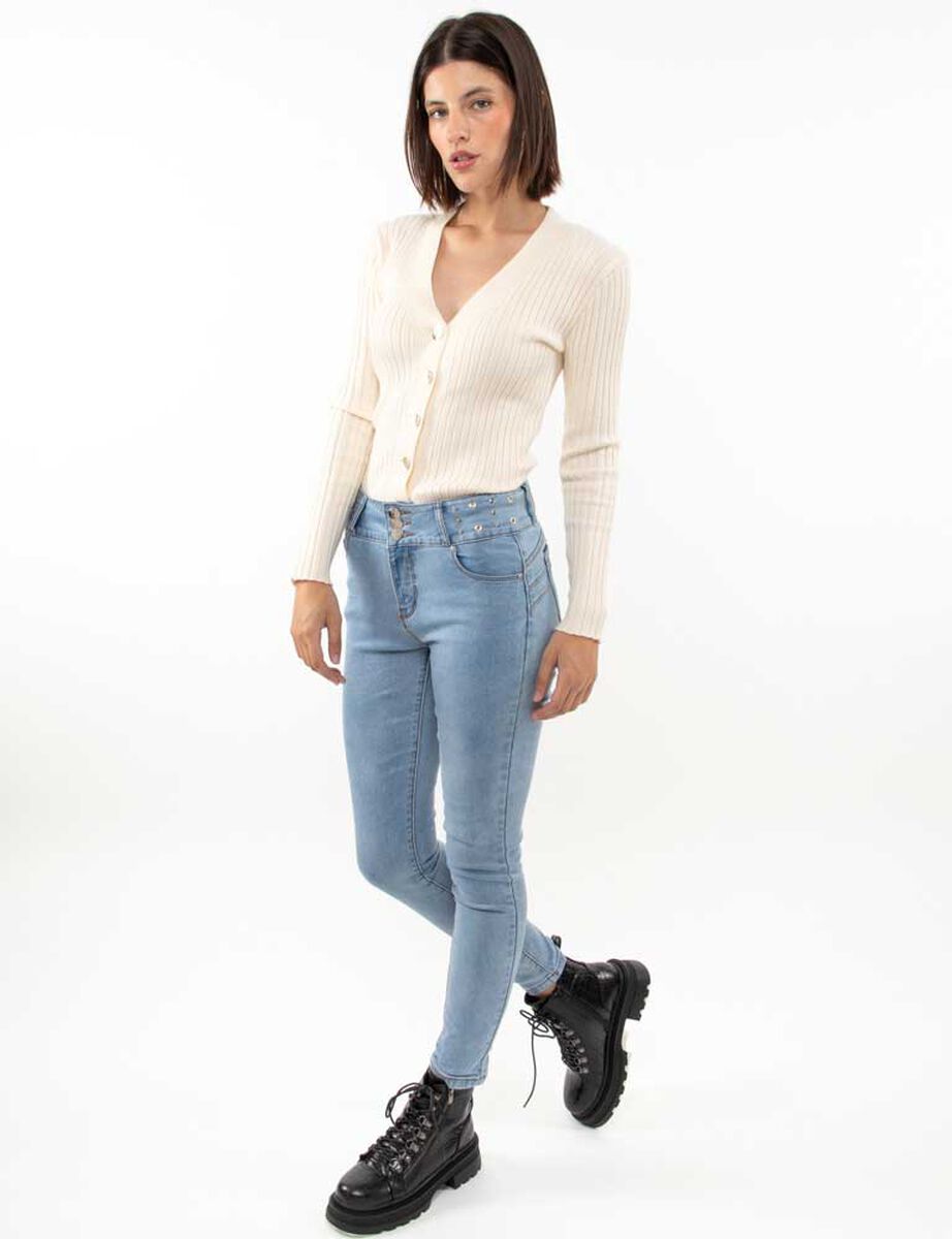 Jeans Skinny Push Up Mujer Fiorucci