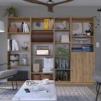 3 Estantes + Estante 2 Puertas TuHome Home Macadamia