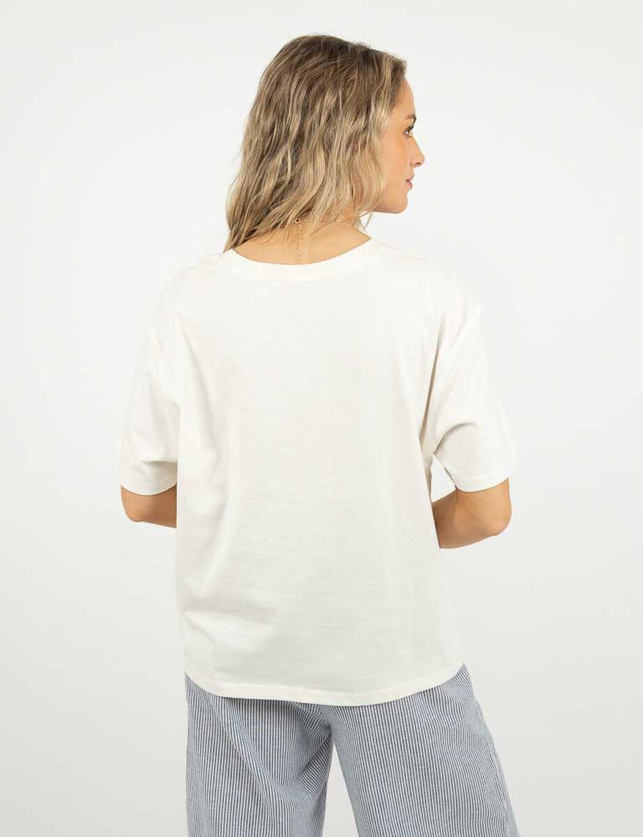 Polera Con Estampado Manga Corta Mujer Icono