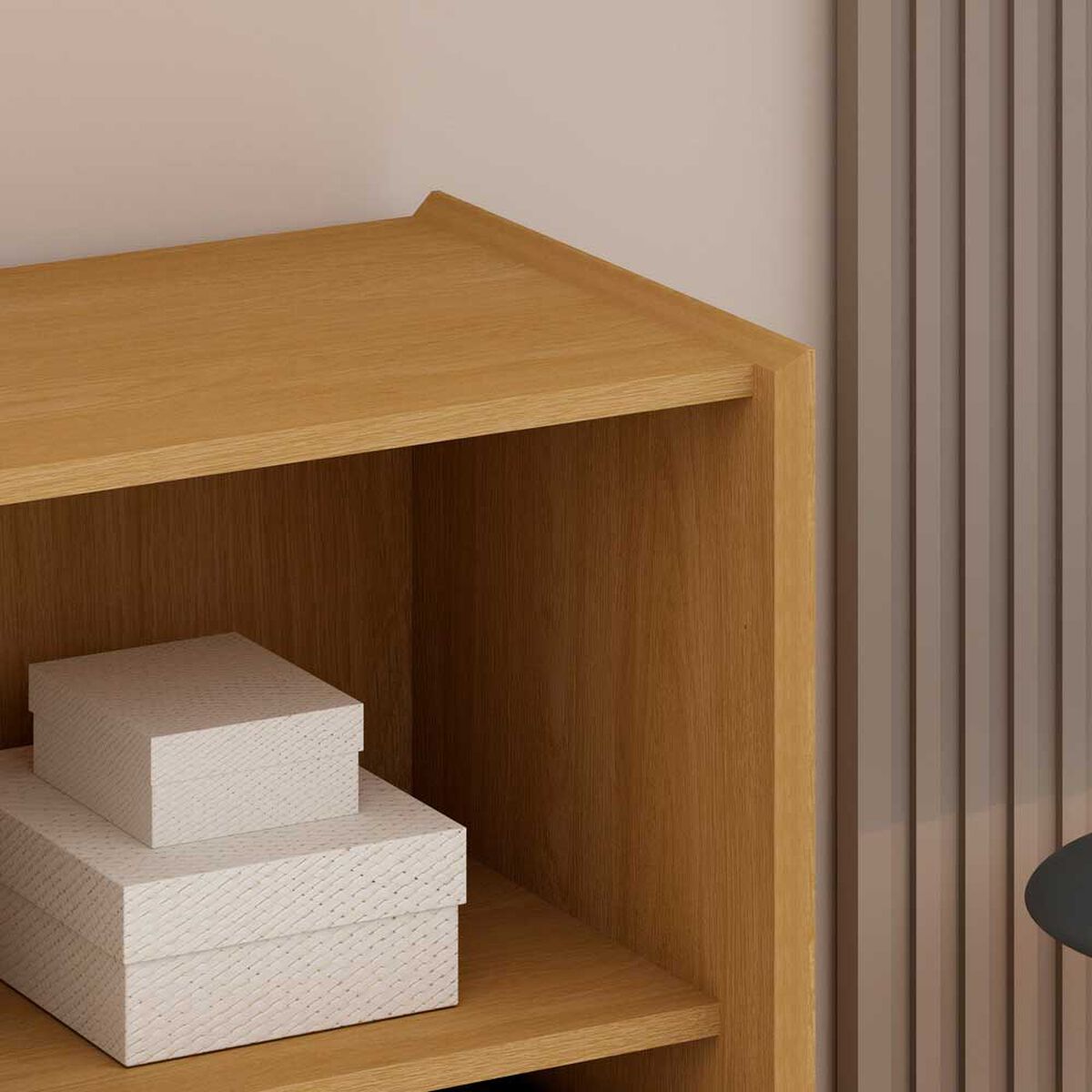 Estante Vekkahome Living 2 Puertas Caf&eacute;