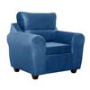 Juego de Living Mexx Muebles Dubai 5 Cuerpos Petroleo