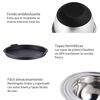 Set 3 Bowls con Tapa Acero Inoxidable Antideslizante Simplit