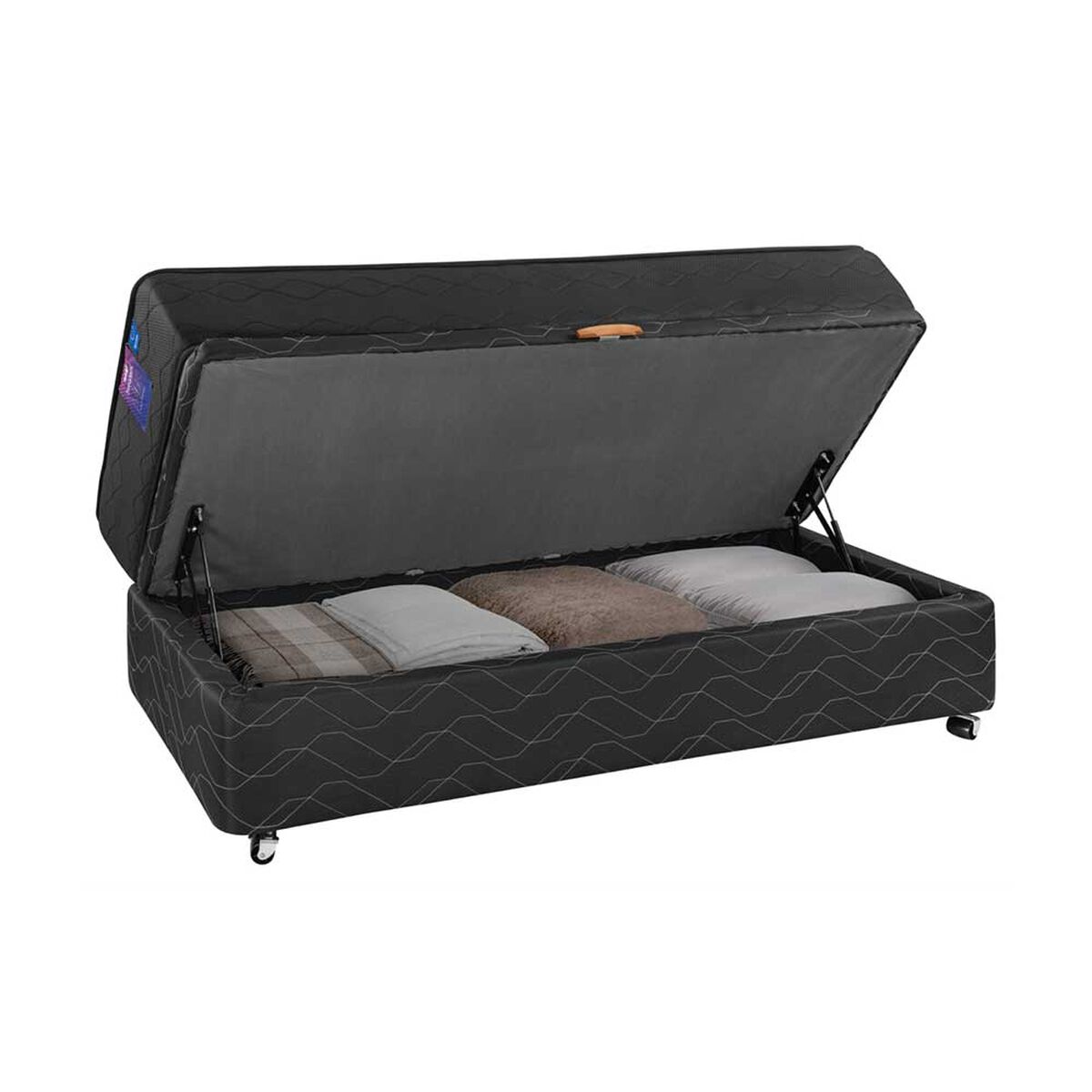 Cama Baúl Flex 1 Plaza Therapedic Plus