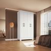 Clóset Vekkahome Roma 4 Puertas 1 Cajón Blanco