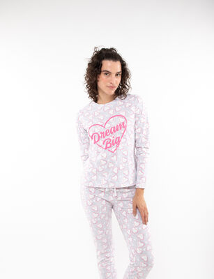 Imagen 1 del producto Pijama Mujer Icono Gris