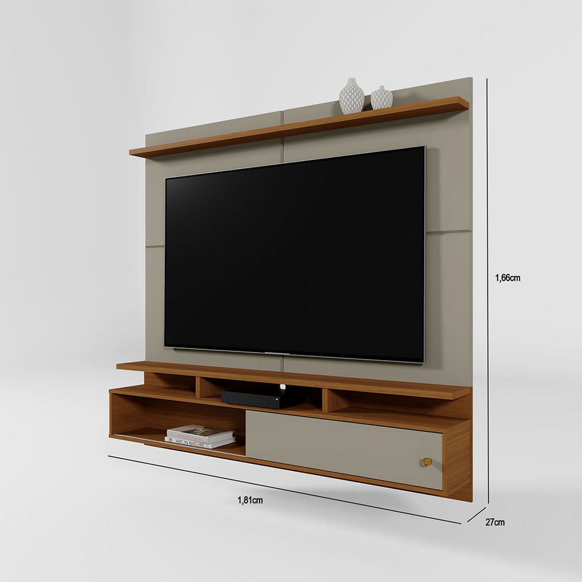 Panel TV Vekkahome Morretes 70" Pulgadas Gris