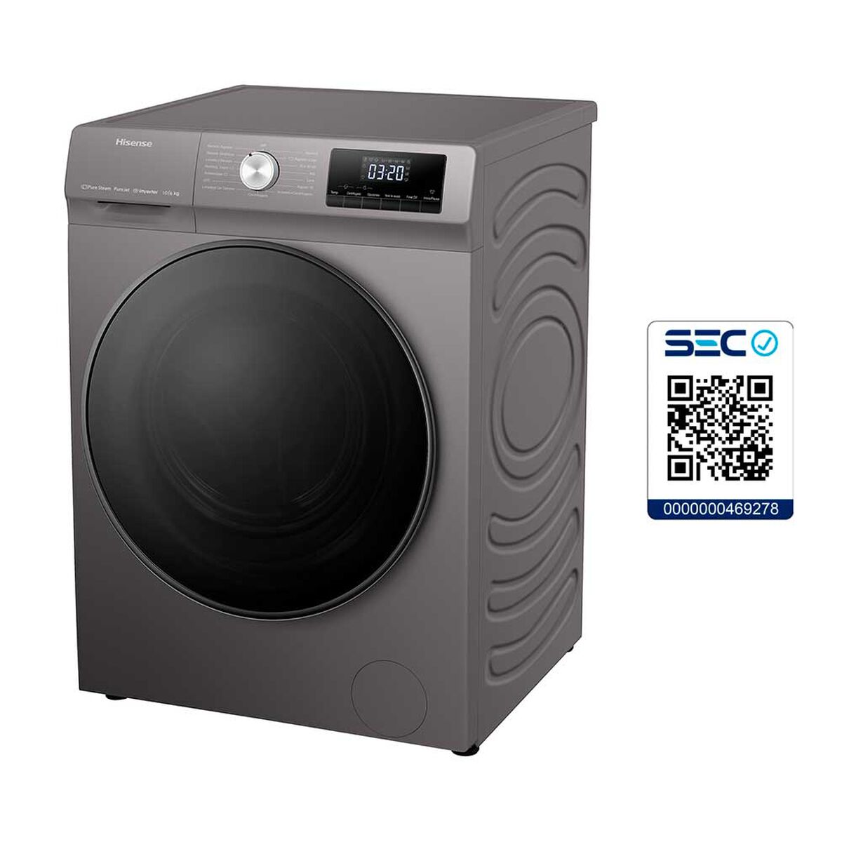 Lavadora Secadora Hisense WD3Q1042BT 10/6 kg.