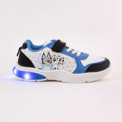 Zapatilla Con Luces F&uacute;tbol Toddlero Bluey