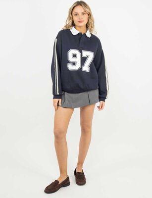 Imagen 2 del producto Polerón Mujer Icono Navy