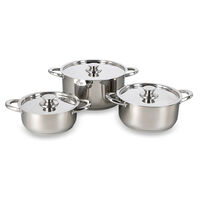 Batería de Cocina Acero Inoxidable Wens 6 Piezas