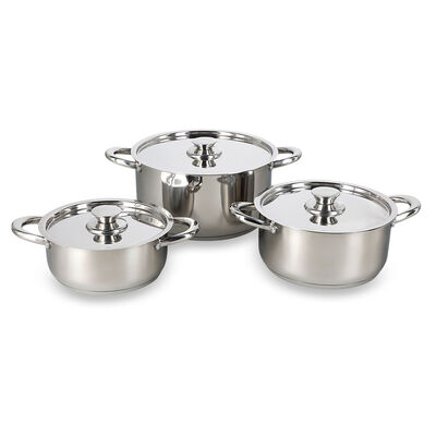 Imagen 1 del producto Batería de Cocina Acero Inoxidable Wens 6 Piezas