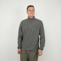 Polerón Deportivo Hombre Alpinextrem Gris, Negro