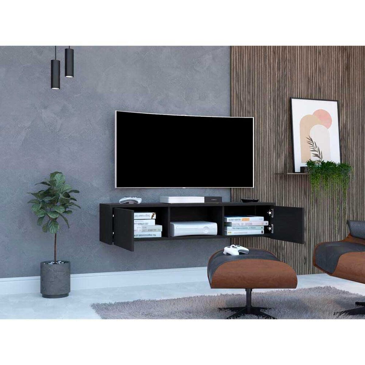 Panel TV TuHome Glen 49" Wengue