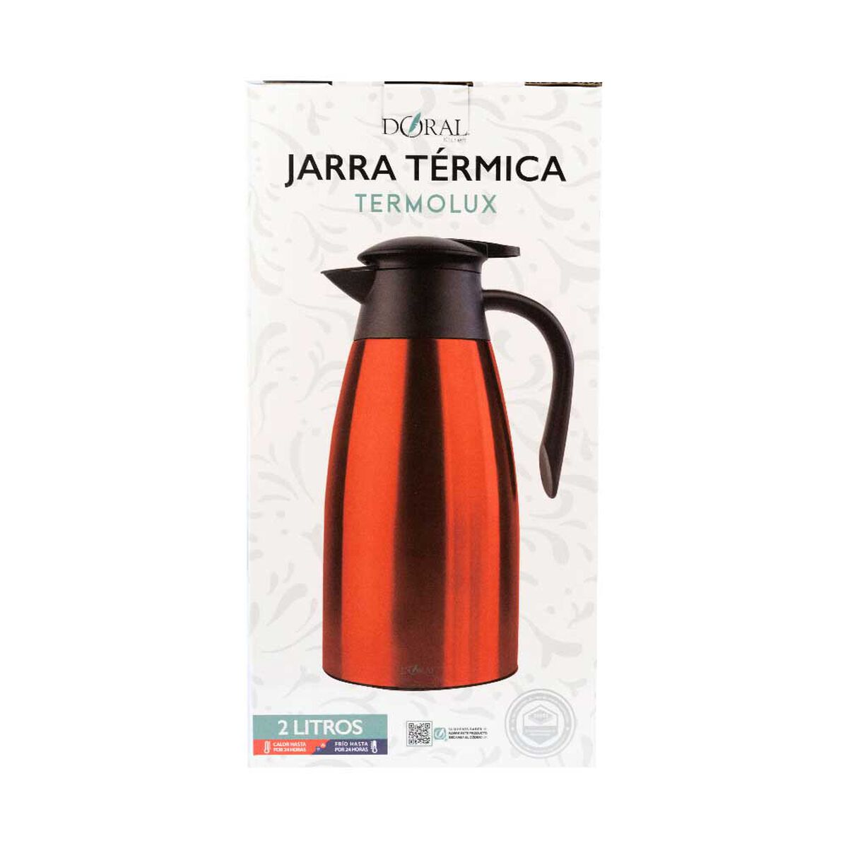 Jarra T&eacute;rmica Doral Termolux 2 L Rojo