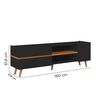 Rack TV Purus Altavision Hasta 65" Negro y Café