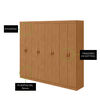 Closet Di Poretti Design Serenata 6 Cajones 8 Puertas Caf&eacute;