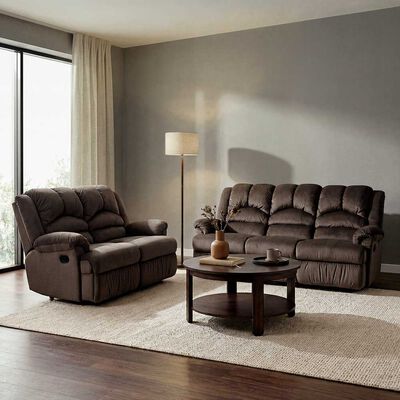 Juego de Living Rosen Jarrie 3-2 Cuerpos Gris