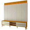 Rack + Panel Decocasa Magnfico hasta 85" Natural Off White