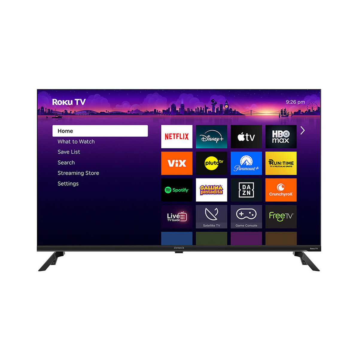 Smart TV  AIWA LED 40" AW40B2RK ROKU Negro