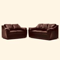 Juego de Living Cabsur Genova 5 Cuerpos Café