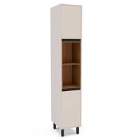 Despensa de Cocina Premier Vekkahome 2 Puertas Mixta Beige