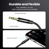 Cable Audio Auxiliar Plug 3.5Mm M/M Trenzado 1M Negro Ugreen Av112