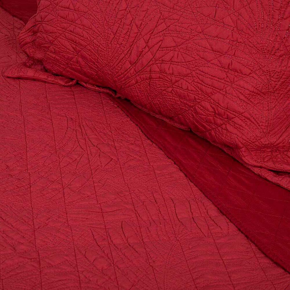 Quilt Doral 1,5 Plazas Burdeo Bubbly